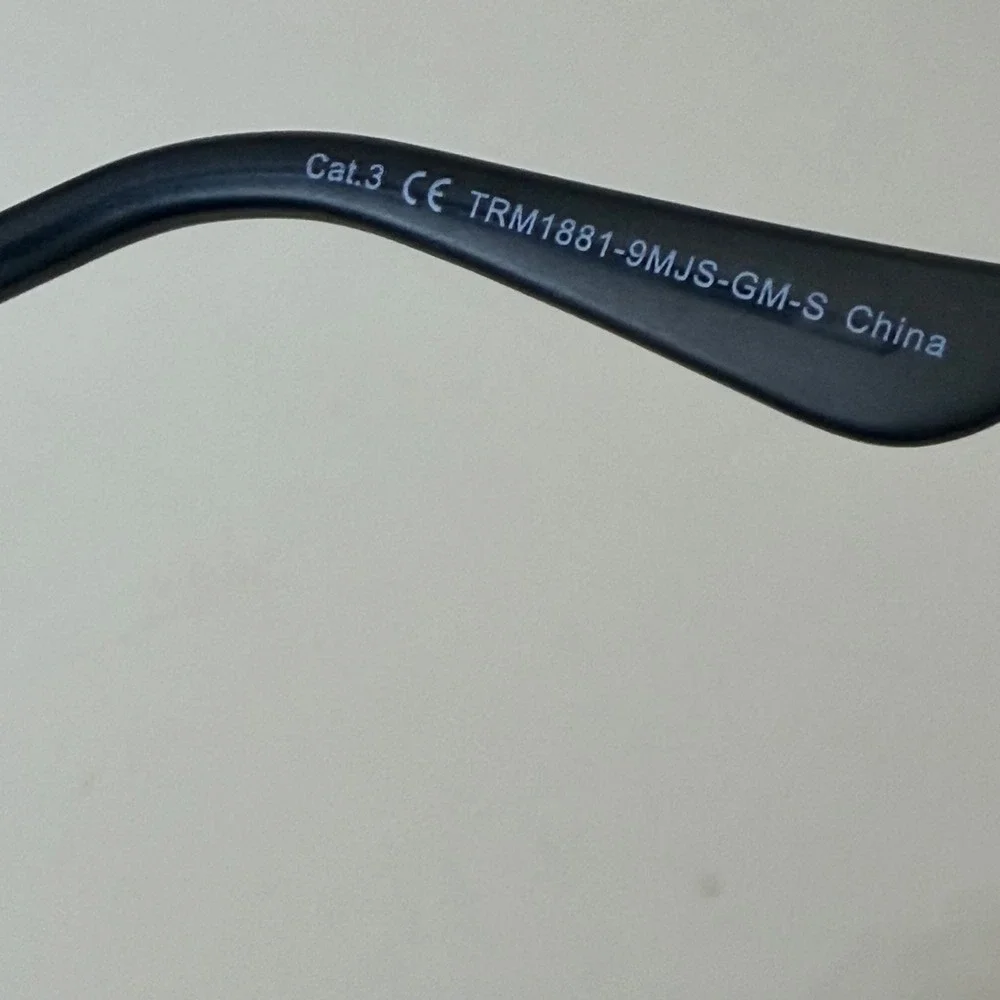 True Religion Unisex Gunmetal Aviator Sunglasses Blue Mirror UV400 TRM1881 NWT